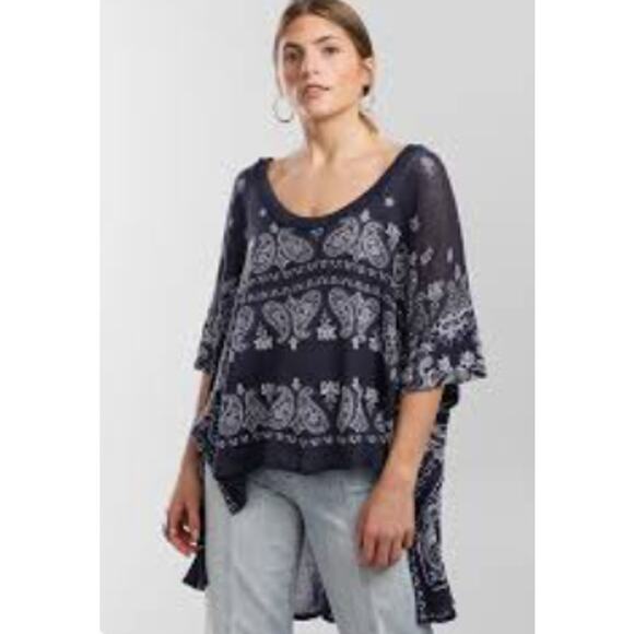Free People Tops - Free People No Matter What Top in Cool Combo size xs